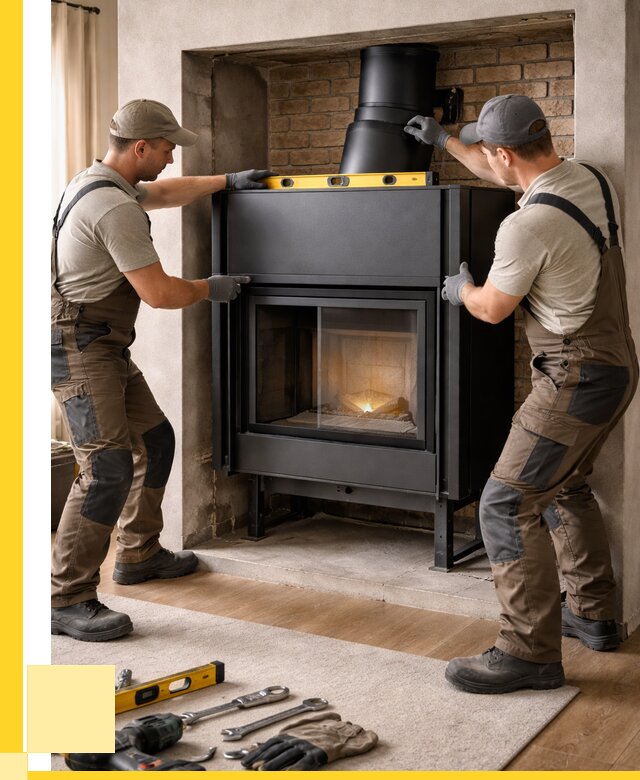 Установка каминных топок в Соколе под ключ от 18754 р. | ЭриданСкл