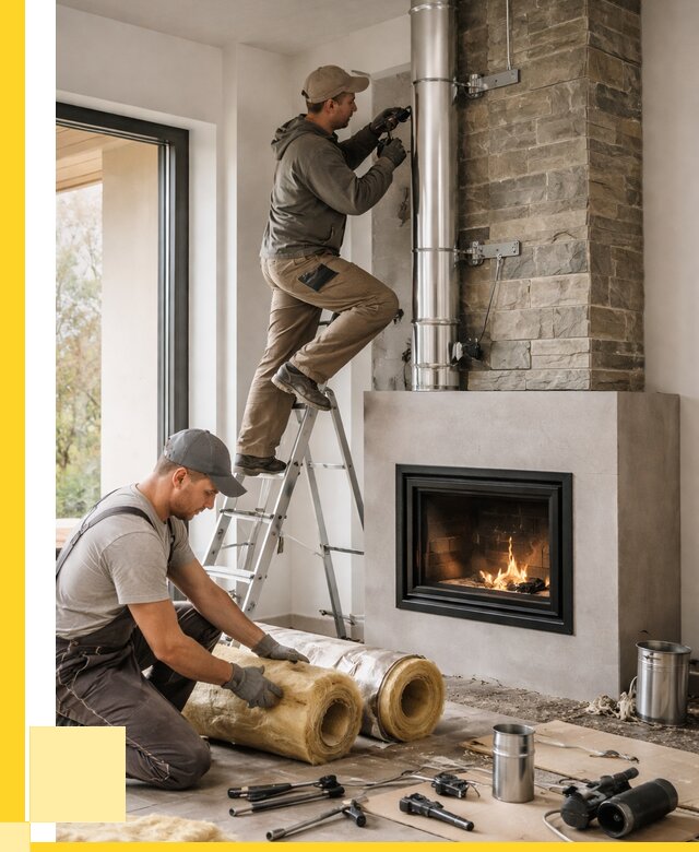 Монтаж дымоходов для каминов в Соколе от 15629 р. ЭриданСкл