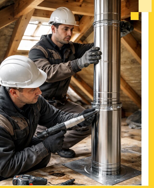 Монтаж дымоходов для каминов в Соколе с гарантией качества