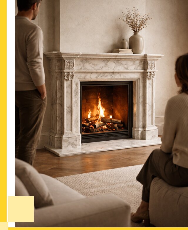 Мраморные камины под ключ в Соколе от 260475 р. | ЭриданСкл