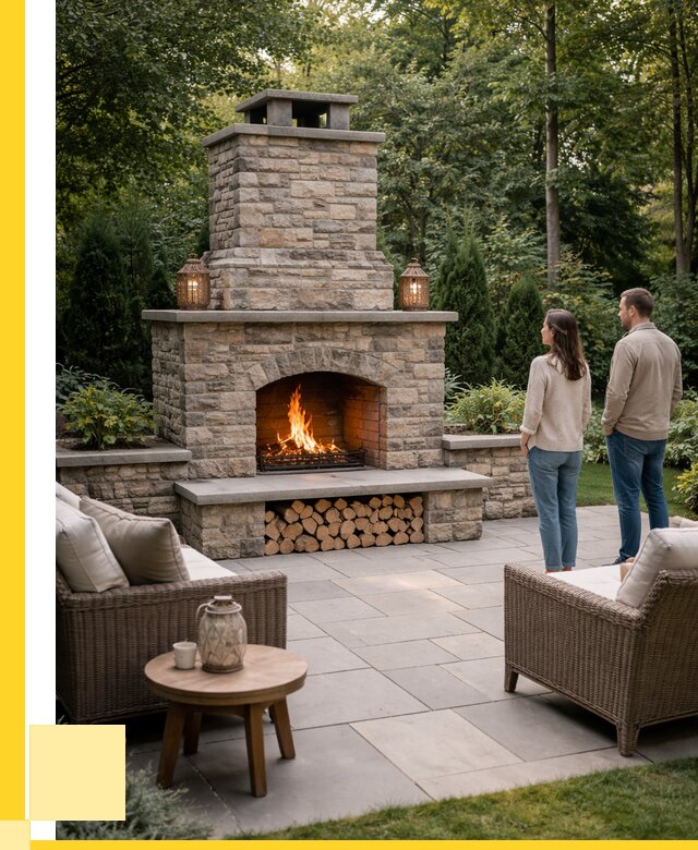 Уличные камины из кирпича в Соколе от 156285 р. | ЭриданСкл