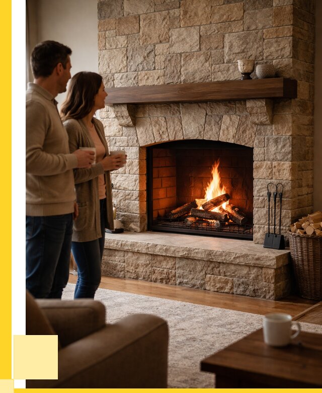 Каменные камины на заказ в Соколе от 187542 р. | ЭриданСкл