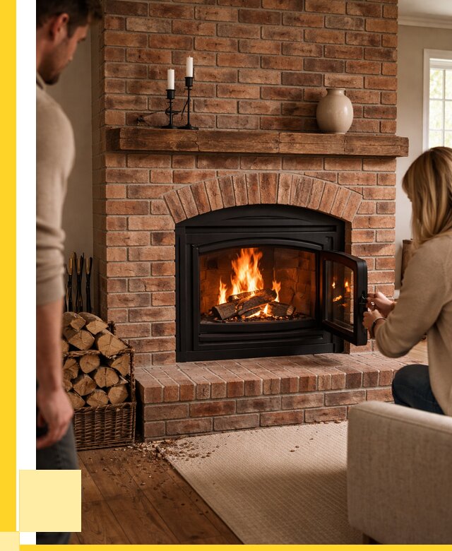 Кирпичные камины под ключ в Соколе от 156285 р. | ЭриданСкл