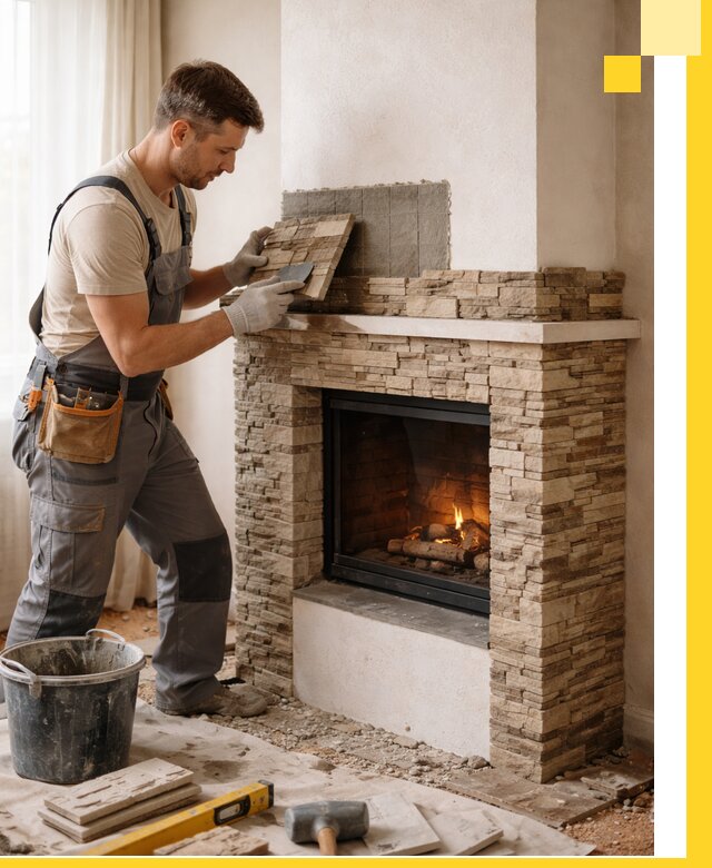 Изготовление и монтаж каминов для дома под ключ в Соколе