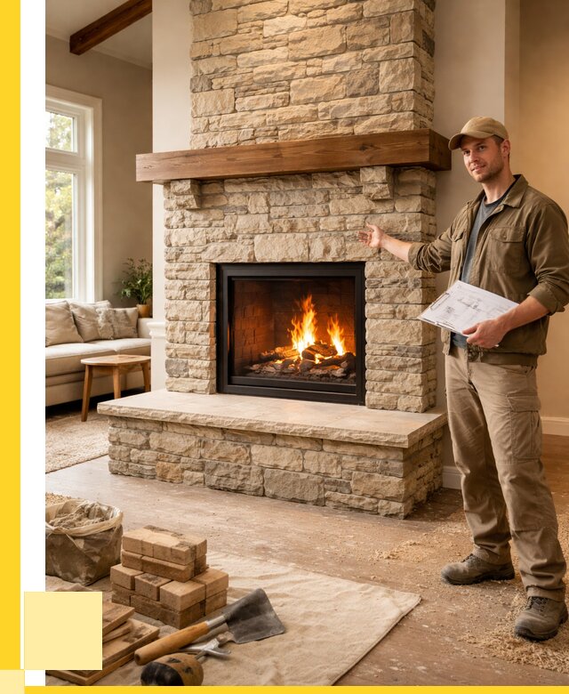 Камины под ключ в Соколе от 187542 р. | ЭриданСкл — установка