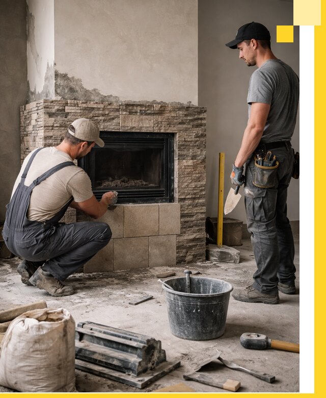 Камины под ключ в Соколе: проект, изготовление и монтаж