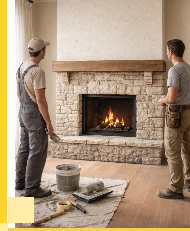 Отделка каминов в Соколе от 6772 р. под ключ | ЭриданСкл