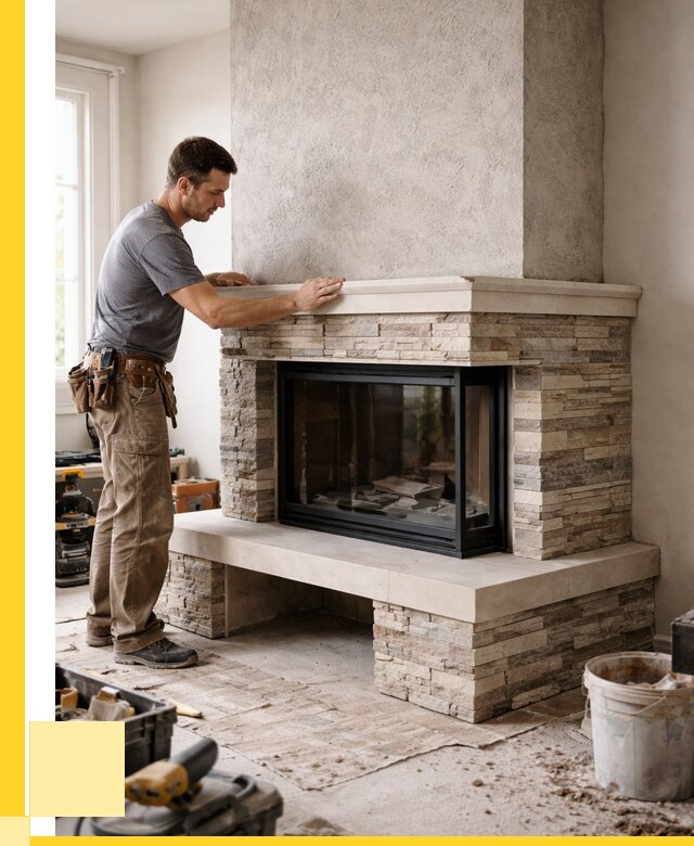 Изготовление каминов под ключ в Соколе от 156285 р. | ЭриданСкл