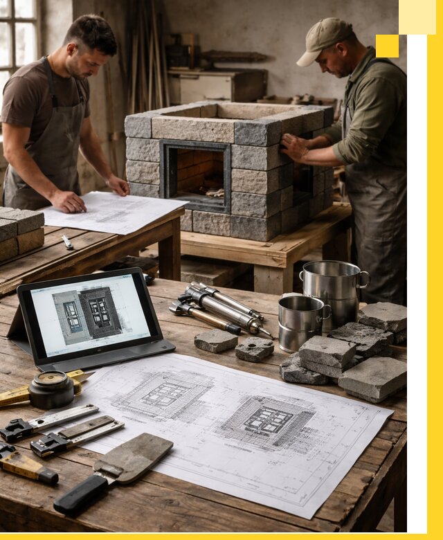 Разработка проектов печей с согласованием и монтажом в Соколе