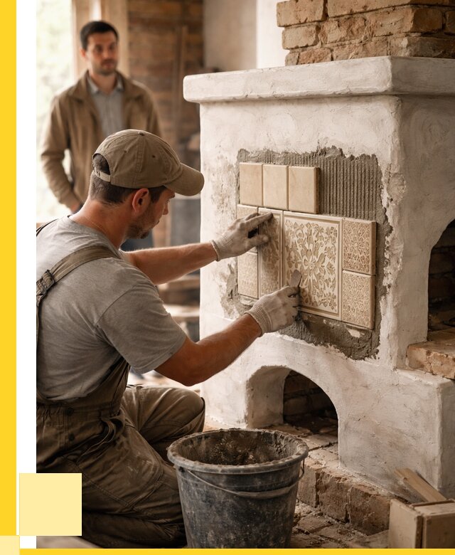 Отделка печей и банных печей в Соколе от 36467 р. | ЭриданСкл