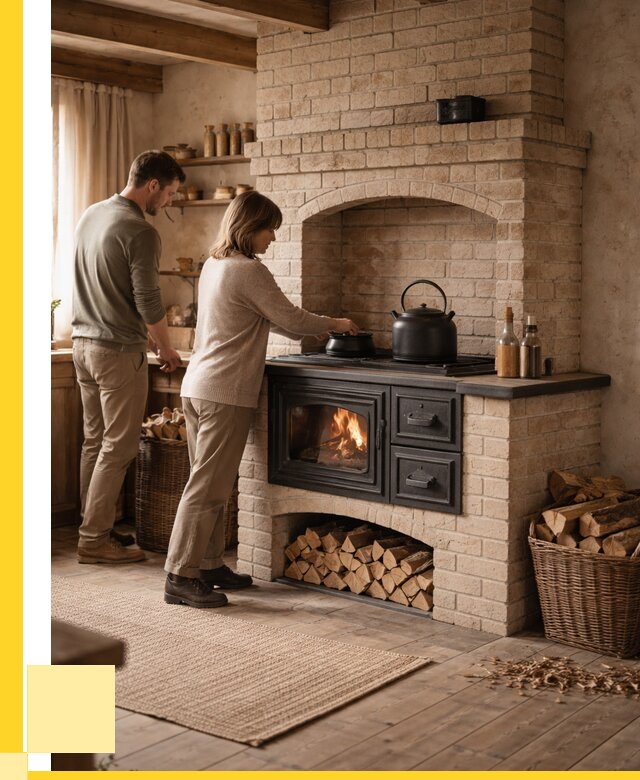 Печи с плитой в Соколе от 46886 р. | ЭриданСкл — кирпичная печь