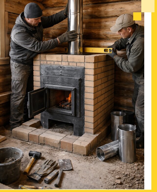 Проектирование, изготовление и установка банных печей в Соколе