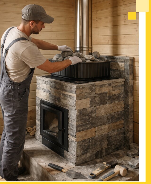 Печи для парной в Соколе, производство, монтаж и обслуживание