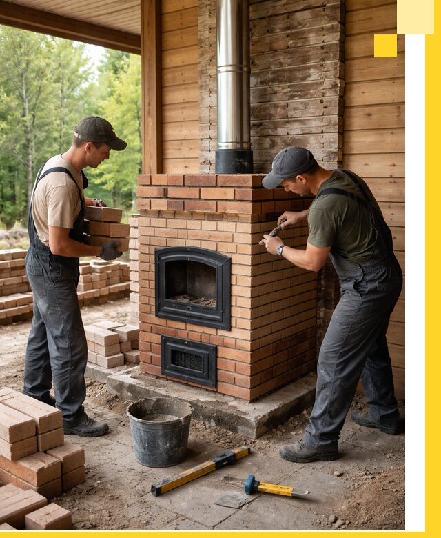 Производство и установка дачных печей под ключ в Соколе