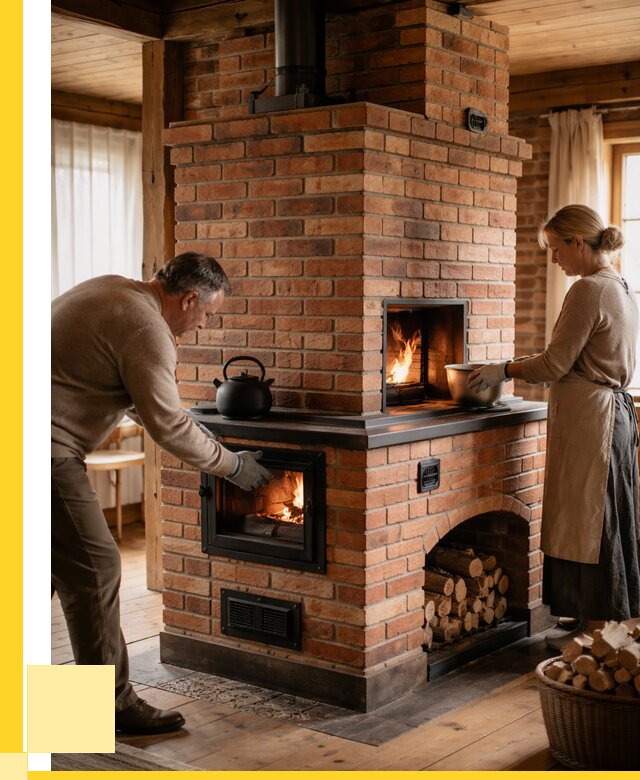 Печи для загородного дома под ключ в Соколе от 83352 р. | ЭриданСкл