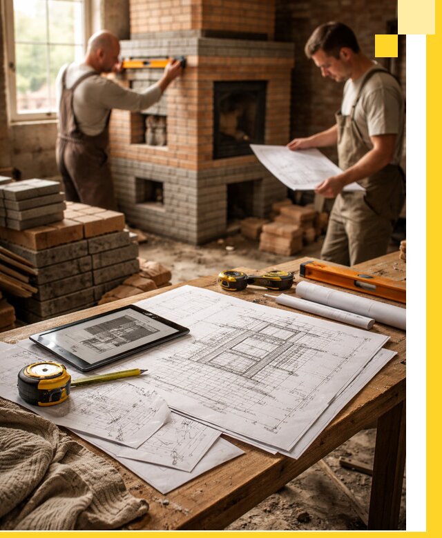 Проекты печей и каминов с индивидуальным дизайном в Соколе