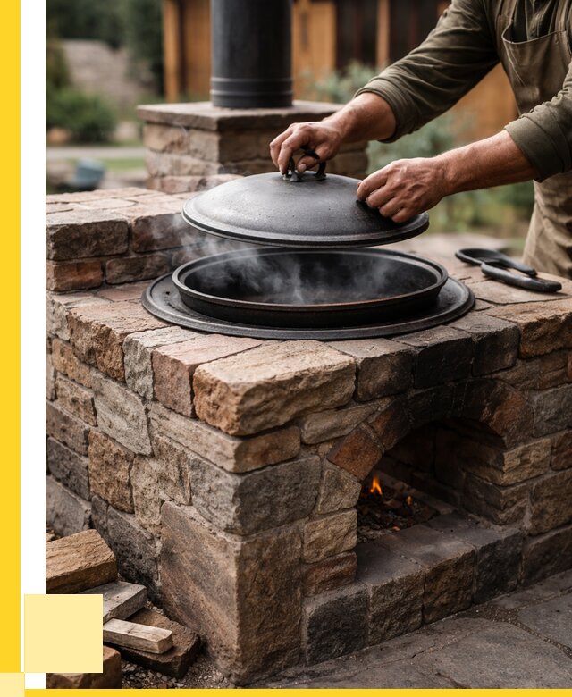 Печи для казана в Соколе по цене от 18754 р. | ЭриданСкл