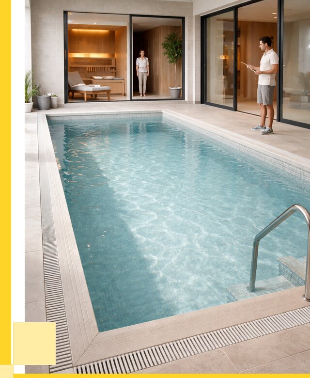 Отделка бассейна пленкой ПВХ в Соколе от 3647 р. - ЭриданСкл