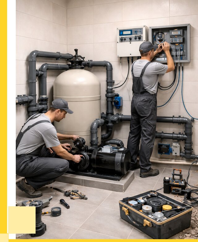 Монтаж оборудования для бассейнов в Соколе от 41676 р. | ЭриданСкл