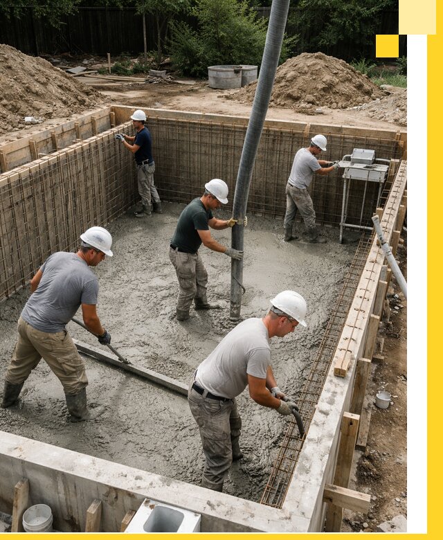 Строительство бетонных бассейнов под ключ в Соколе