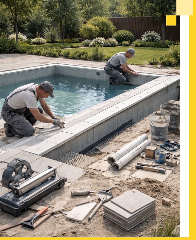 Строительство открытых бассейнов под ключ в Соколе профессионально