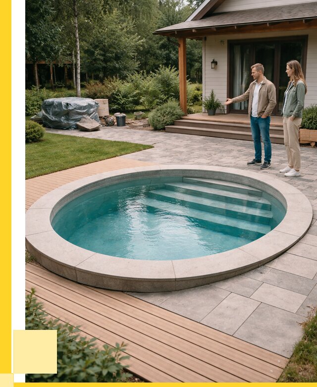 Бассейн на даче под ключ в Соколе от 208380 р., ЭриданСкл