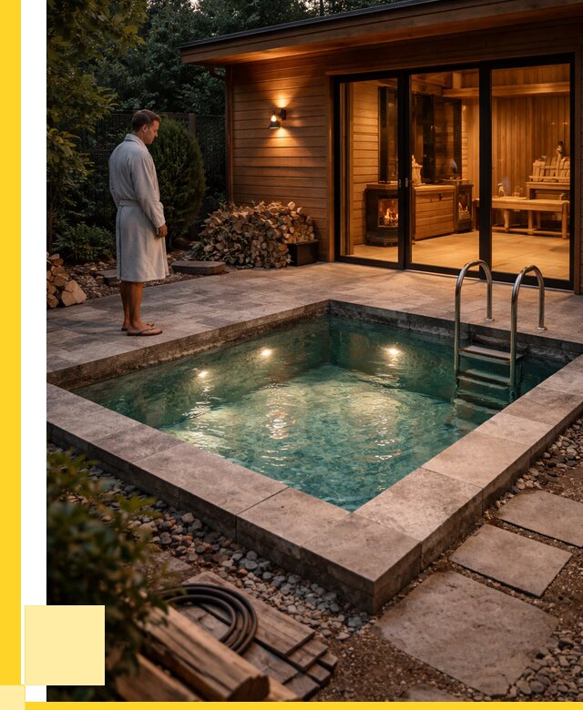 Бани с бассейном под ключ в Соколе от 98981 р. | ЭриданСкл