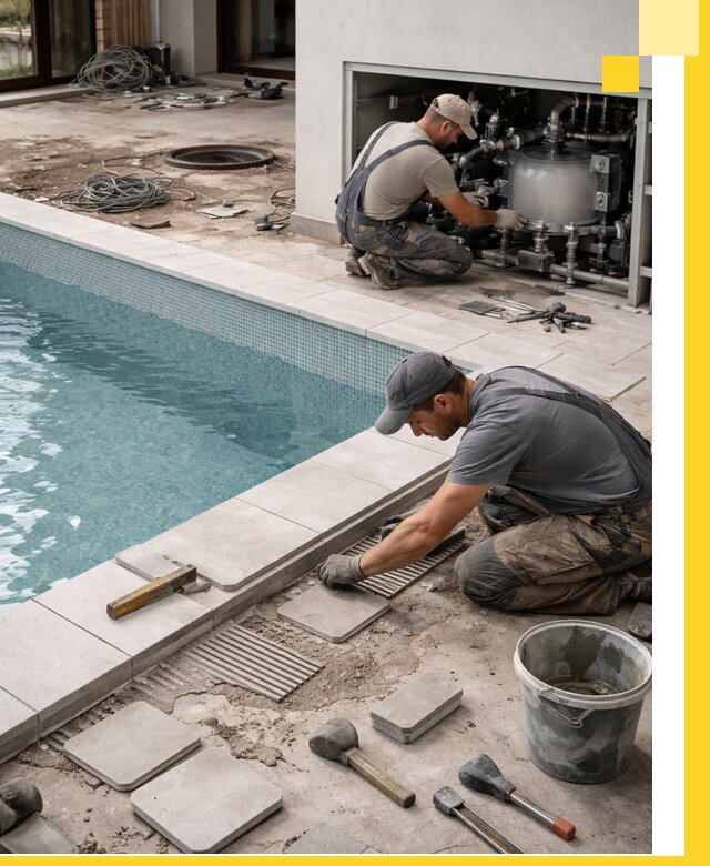 Строительство и монтаж бассейнов в коттедже в Соколе