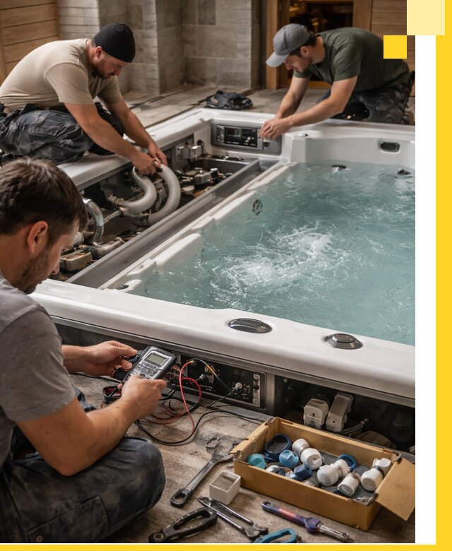 Гидромассажные бассейны под ключ в Соколе, дизайн и монтаж