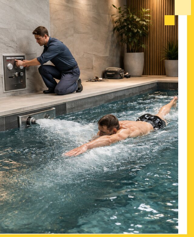 Проектирование и монтаж бассейнов с противотоком в Соколе