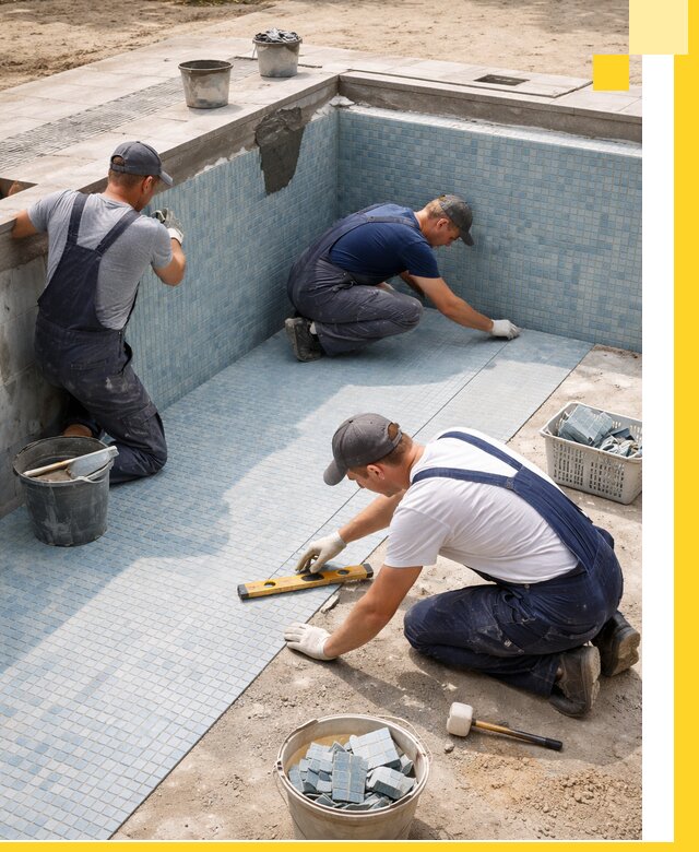 Укладка и установка плитки для бассейнов под ключ в Соколе