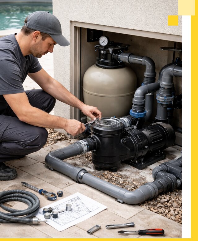 Поставка, монтаж и сервис насосов для бассейнов в Соколе