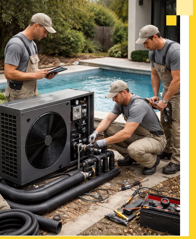 Проектирование и установка тепловых насосов для бассейнов в Соколе