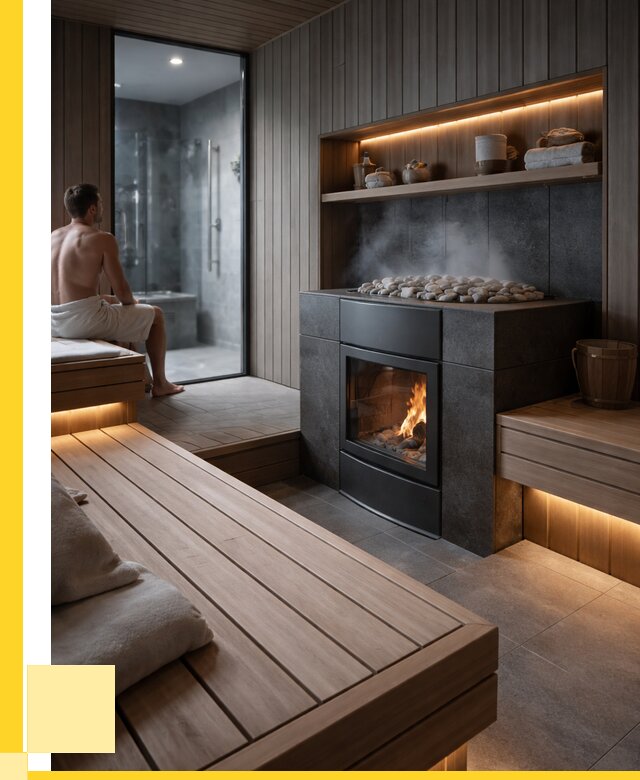 Проект сауны в частном доме в Соколе от 36467 р. | ЭриданСкл