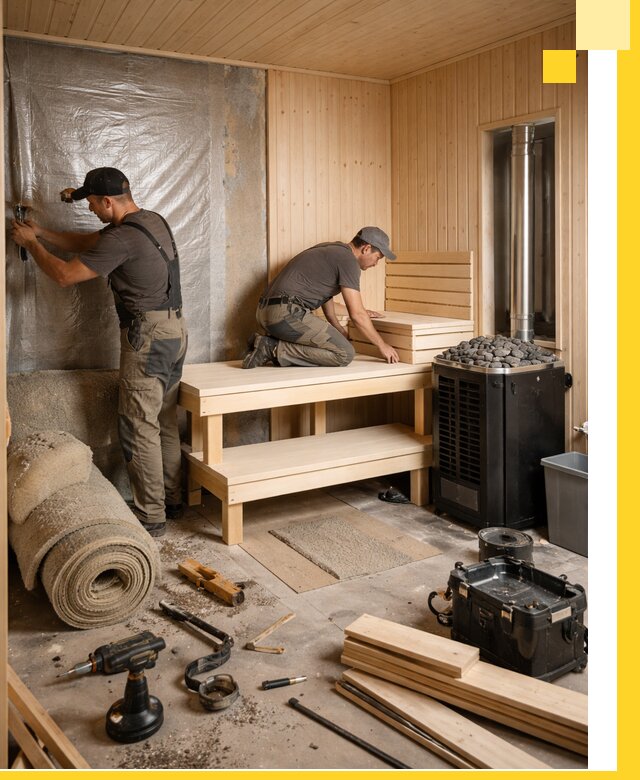 Проекты саун под ключ в Соколе дизайн и строительство