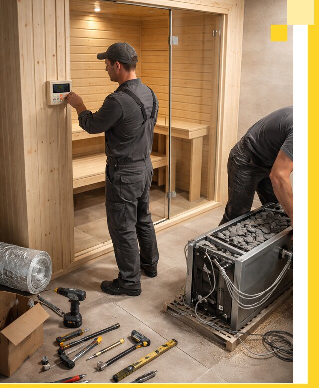 Поставка, установка и монтаж электрических саун в Соколе