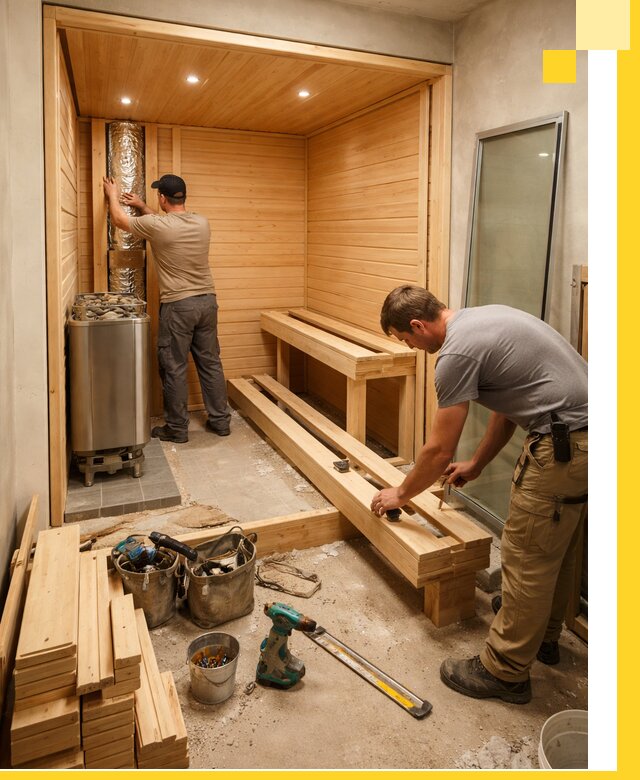 Проектирование и установка домашних саун под ключ в Соколе