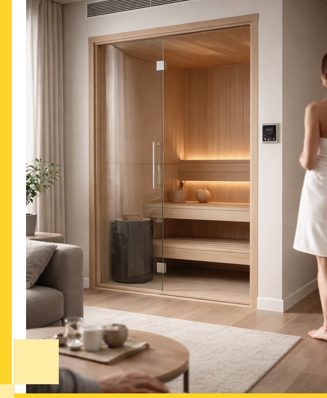 Сауна в квартире под ключ в Соколе от 125028 р. ЭриданСкл