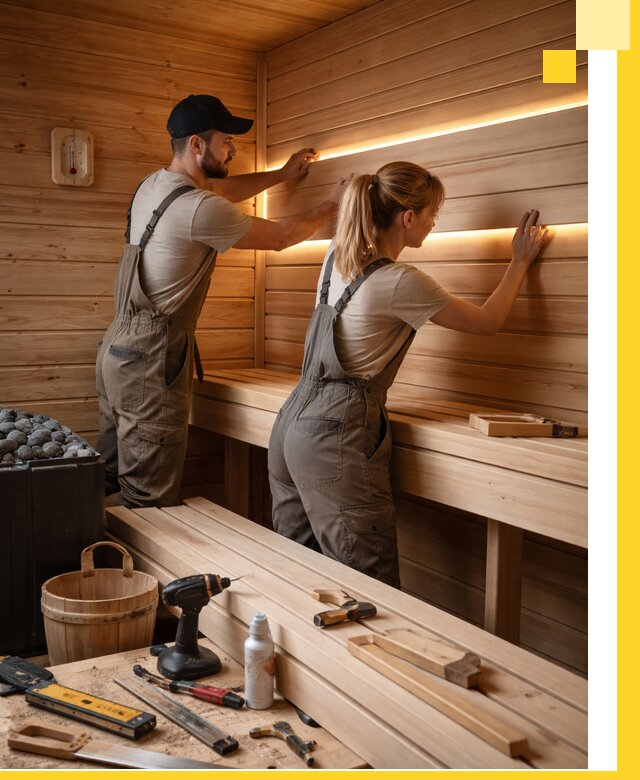 Дизайн саун и бань под ключ с индивидуальным проектом в Соколе