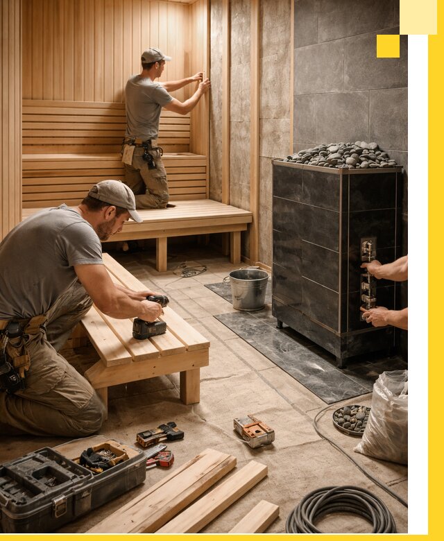 Дизайн и строительство интерьерных саун под ключ в Соколе