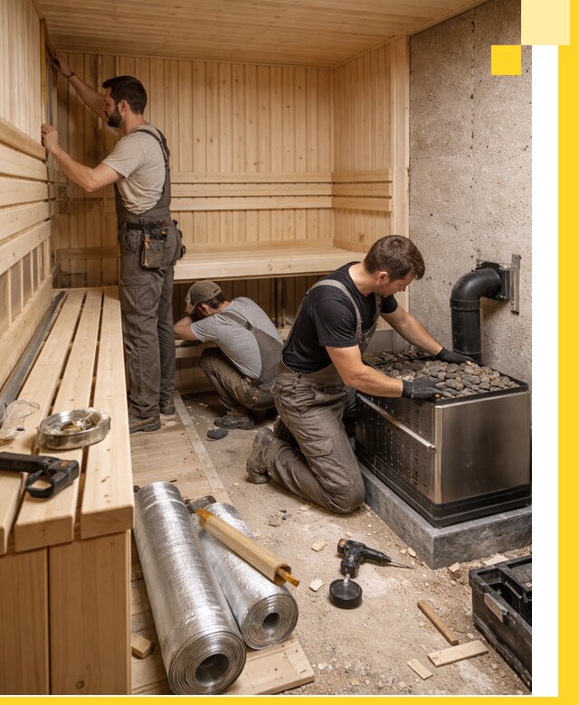 Индивидуальные сауны на заказ в Соколе под ключ, проект и монтаж