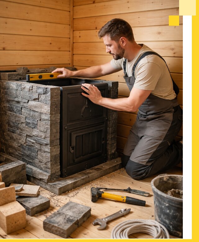 Производство и установка печей для саун под ключ в Соколе