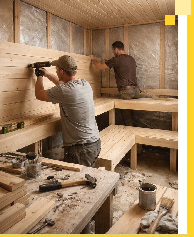 Профессиональная отделка бань и саун под ключ в Соколе