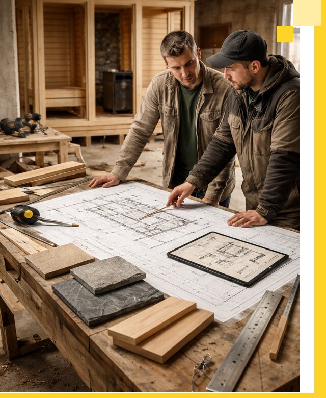 Проекты бань под ключ и планы строительства в Соколе