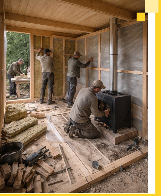 Профессиональный монтаж бань под ключ в Соколе для дома