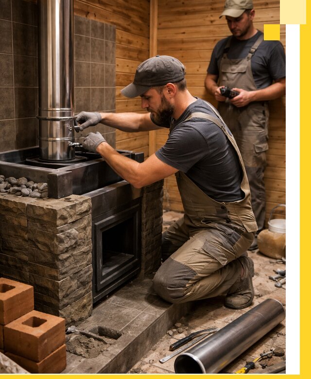 Изготовление и установка банных печей под ключ в Соколе