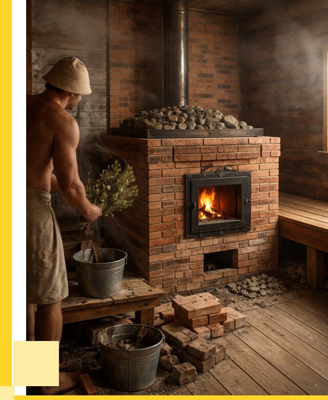 Кирпичные банные печи в Соколе от 93771 р. | ЭриданСкл