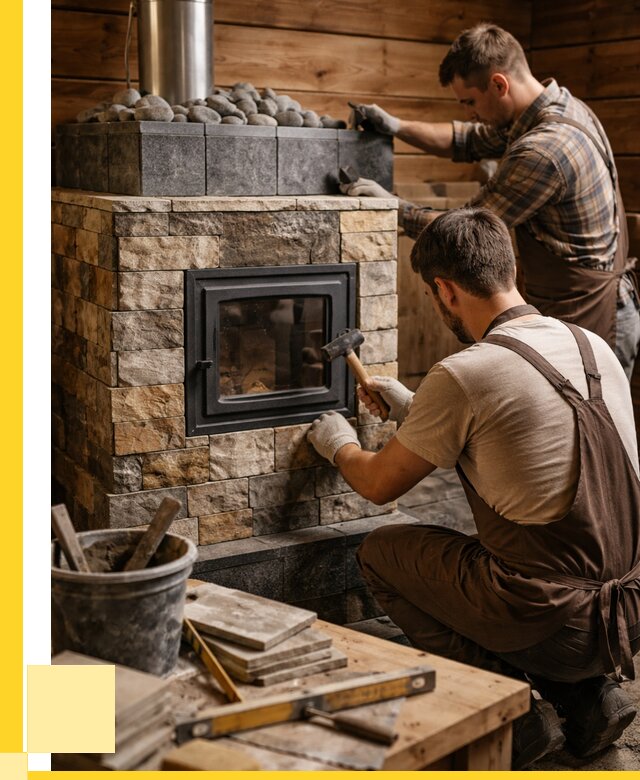 Облицовка банной печи в Соколе от 15629 р. | ЭриданСкл