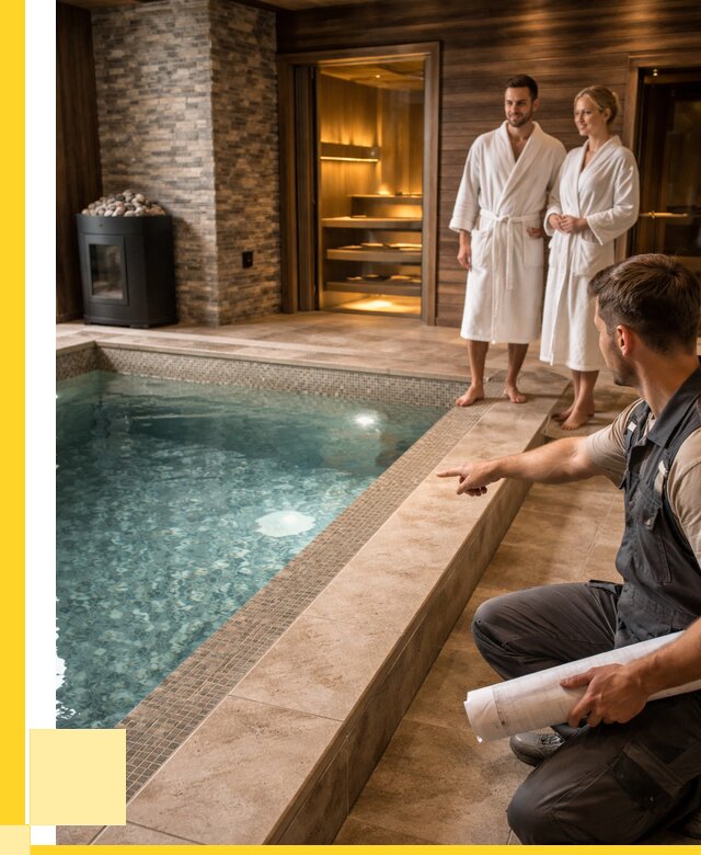 Проект бани с бассейном под ключ в Соколе от 67724 р. | ЭриданСкл