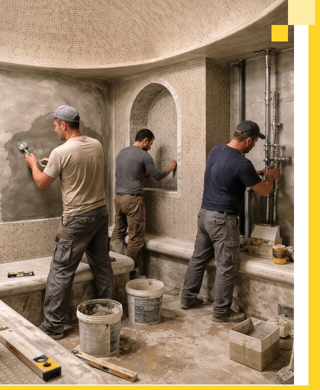 Профессиональный монтаж хамамов под ключ в Соколе с гарантией